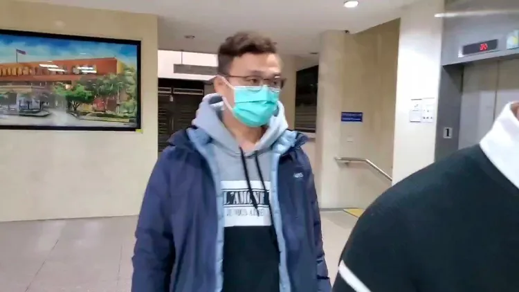 曾指控新竹市前市長林智堅論文抄襲的，調查局新竹市調站調查官余正煌。讀者提供