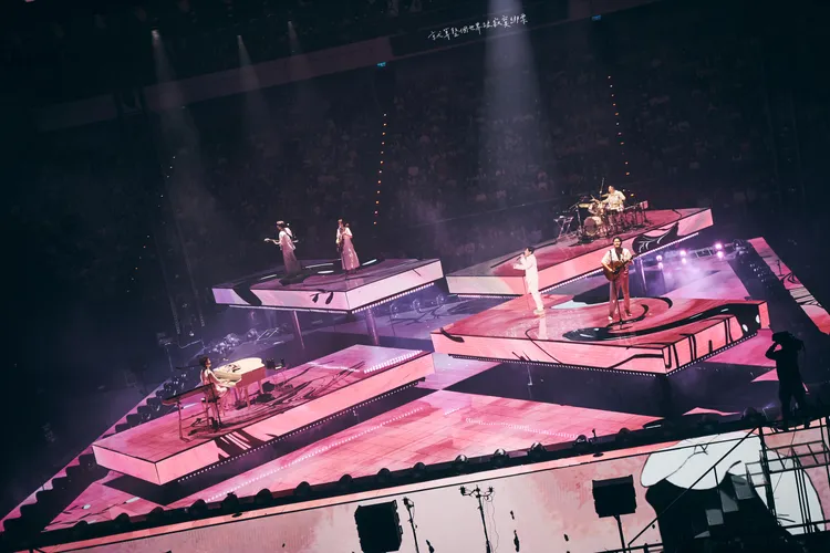 蘇打綠青峰在演唱會上情緒滿溢。緒風提供