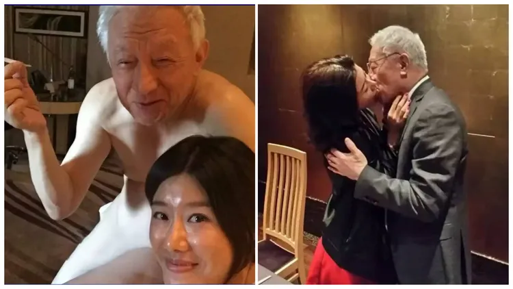 名嘴謝寒冰今爆料曹興誠有中國小三，並在臉書PO出，疑似曹興誠與中國小三的合照。摘自謝寒冰臉書