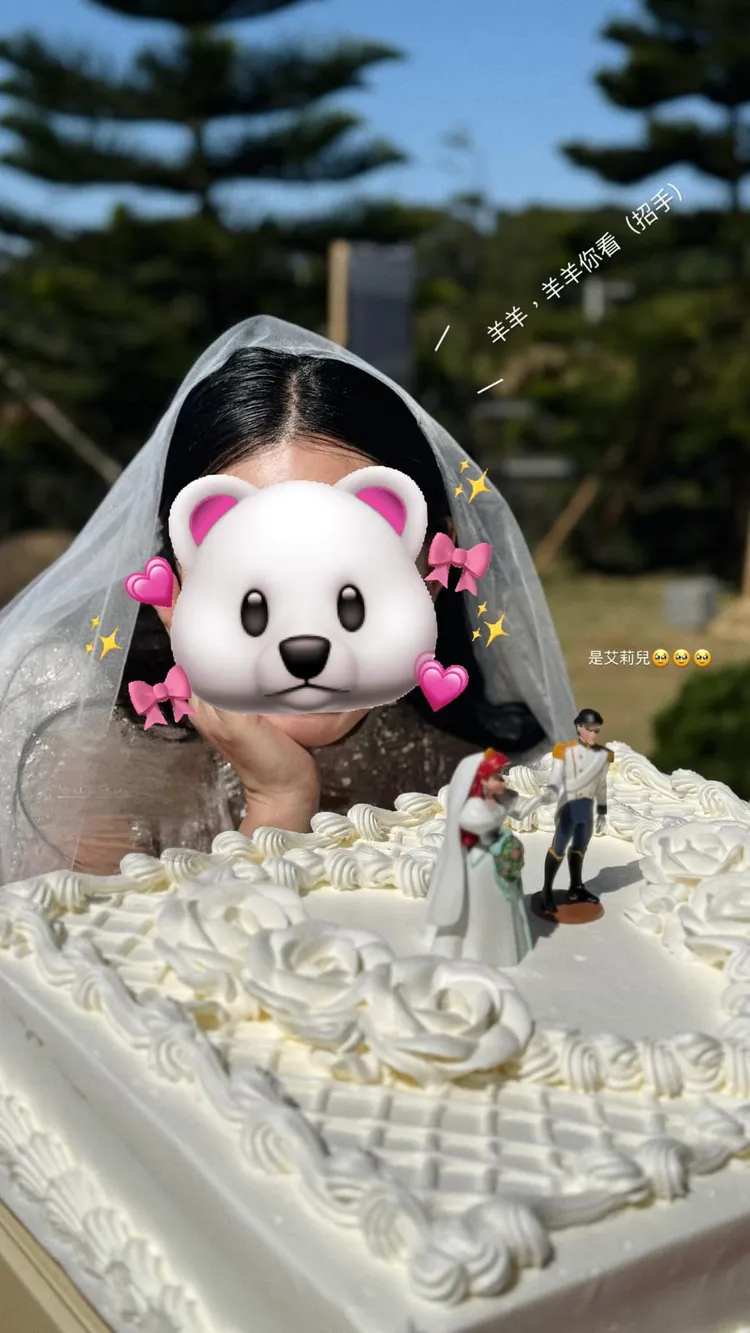 小美人魚蛋糕，成為婚禮亮點。翻攝「Costco好市多 商品經驗老實說」臉書