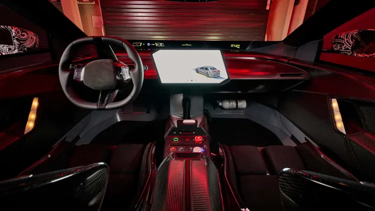 「Vision Driving Experience」概念車其實是作為Neue Klasse新世代平台的技術測試車，以驗證電動化與智慧運算的極限能力。原廠照片