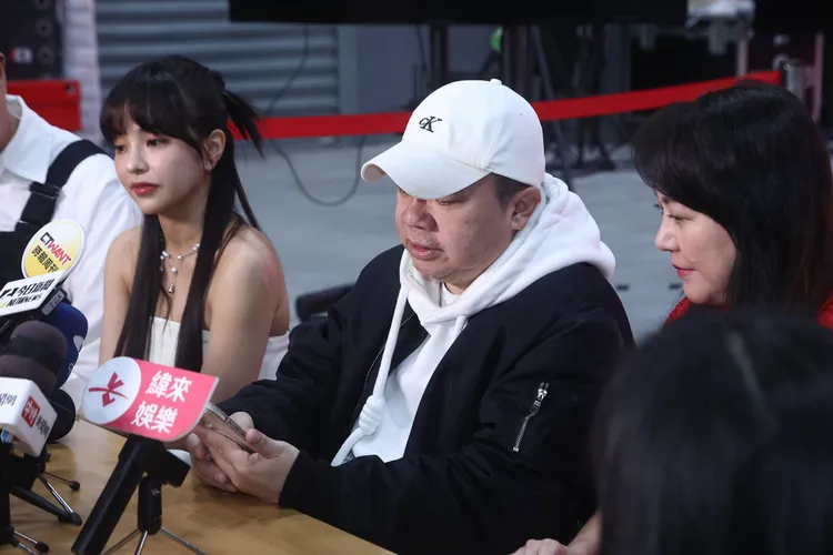 董至成公開和大S的訊息內容。攝影中心攝