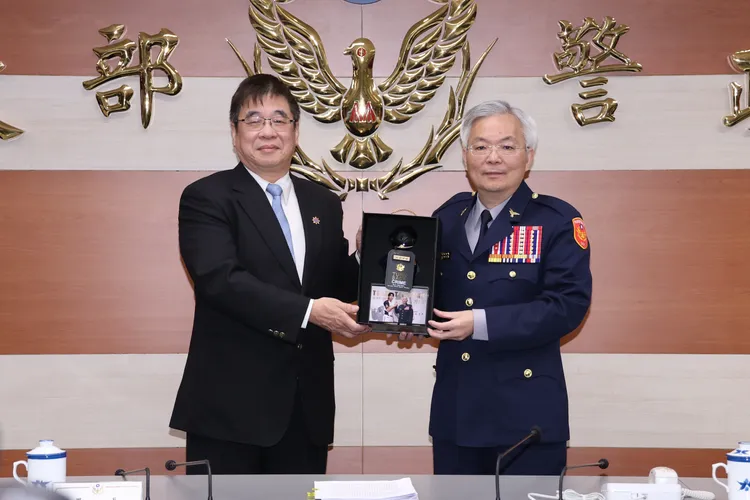 吉田開發企業執行長李仲泰獲警政署頒獎。莊宗達攝