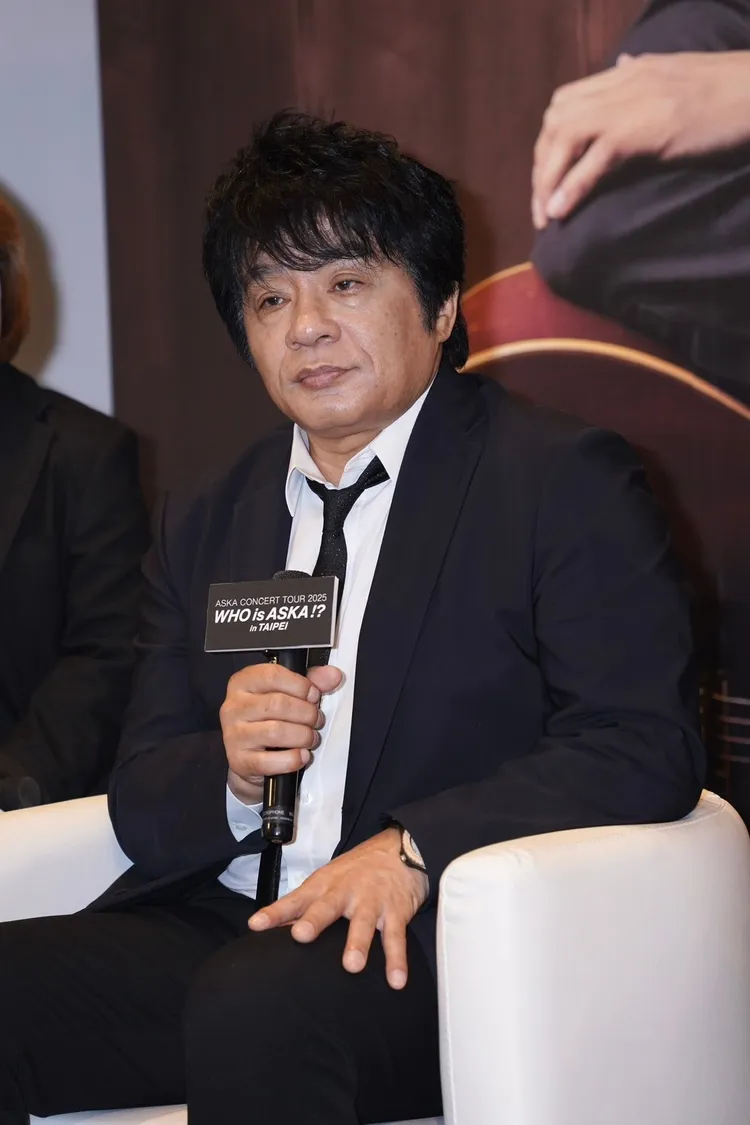 ASKA睽違5年來台，訪問時滔滔不絕，好心情藏不住。攝影中心攝