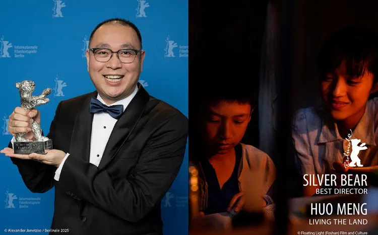中國導演霍猛以《生息之地》擒最佳導演銀熊獎。翻攝柏林影展IG