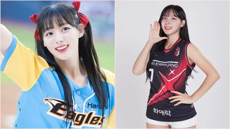 與韓劇女神同名的啦啦隊員河智苑，人氣相當高，先前也多次來台灣。翻攝自河智苑IG