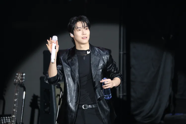 李承協自爆彩排時跑上TICC陡斜的階梯上腿軟。莊宗達攝