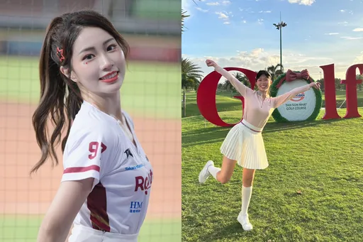 樂天女孩溫妮高爾夫實力藏不住 揮桿展現魅力