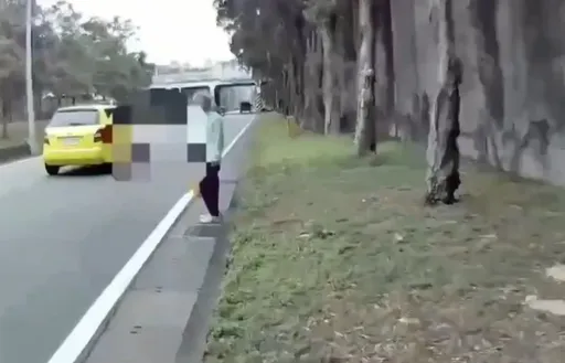 這條路209公里!她「想從中和走到雲林」 誤闖快車道險象環生