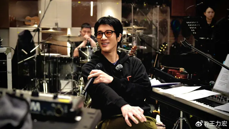 王力宏正為演出備戰。翻攝王力宏微博