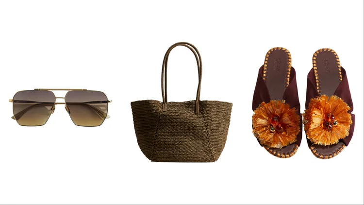 一系列能增添度假氛圍的配飾也不可缺少。品牌提供