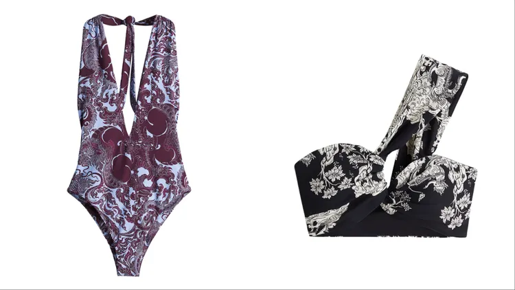 聯名系列的泳裝單品為系列焦點。品牌提供