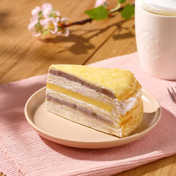 芋泥布蕾千層薄餅。星巴克提供