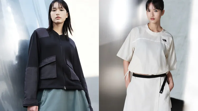 春季女裝系列將極簡輪廓注入品牌高機能面料。品牌提供