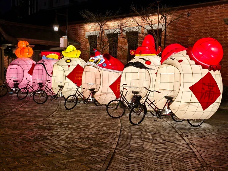 城市精靈化身為元宵湯圓。北市觀傳局提供