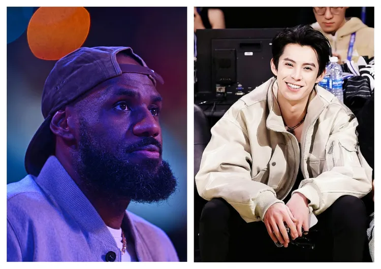 王鶴棣找詹姆士合照遭拒。美聯社、翻攝微博