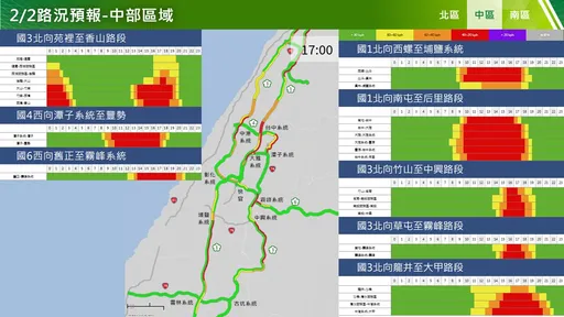 春節9天連假收假日車潮湧現　今6大壅塞路段提早看快避開