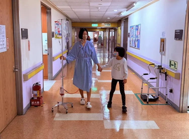 林利霏在大腸癌第一期術後已出院返家休養。翻攝自林利霏臉書