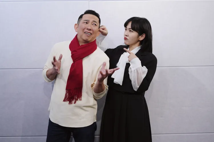 蔡燦得和屈中恆演夫妻。彭欣偉攝