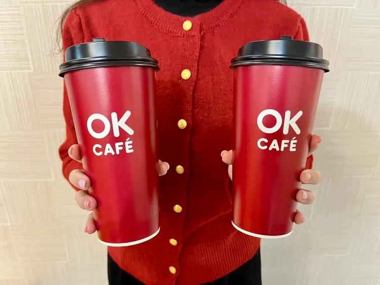 限時兩日推出特大杯莊園美式、拿鐵享買2送1。OKmart提供