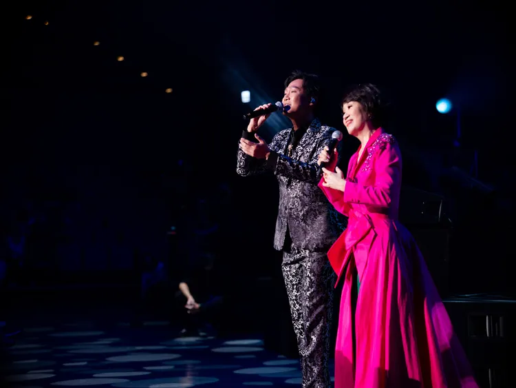 林淑容 X 林俊逸 聲音神還原鳳飛飛、費玉清。媒體棧提供