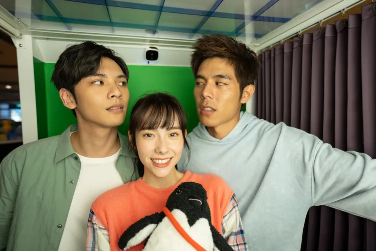 劉韋辰和詹懷雲在片中是情敵。台北双喜提供