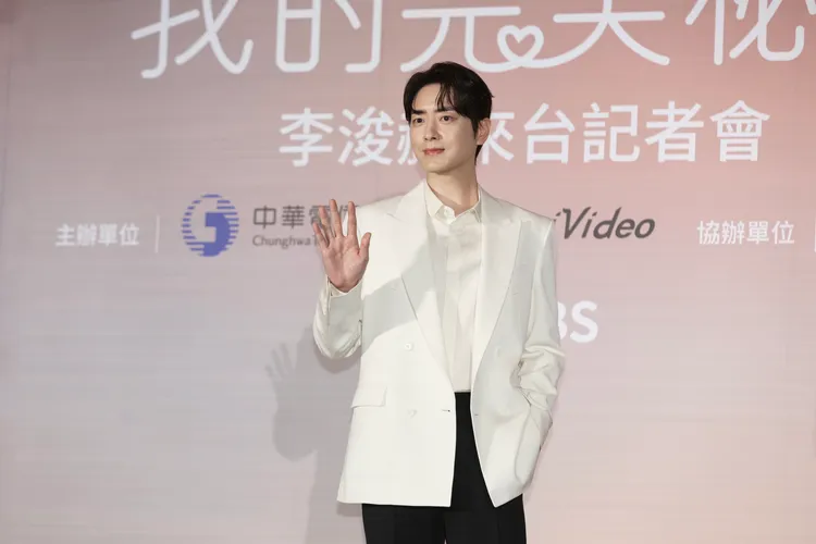 李浚赫表示對台灣一見鍾情。彭欣偉攝