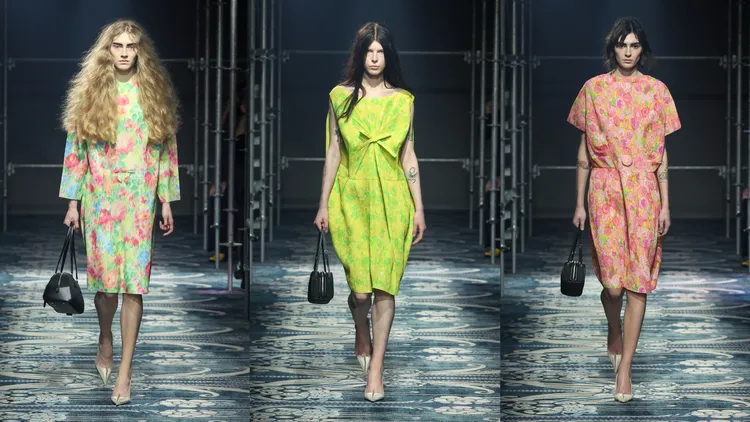 PRADA 2025秋冬女裝系列。品牌提供