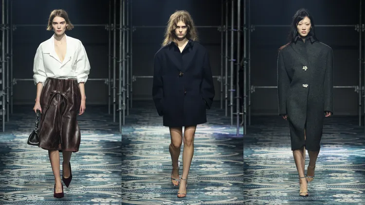 PRADA 2025秋冬女裝系列。品牌提供