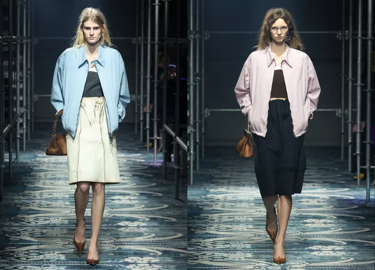 PRADA 2025秋冬女裝系列。品牌提供