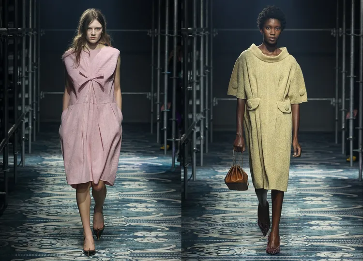 PRADA 2025秋冬女裝系列。品牌提供