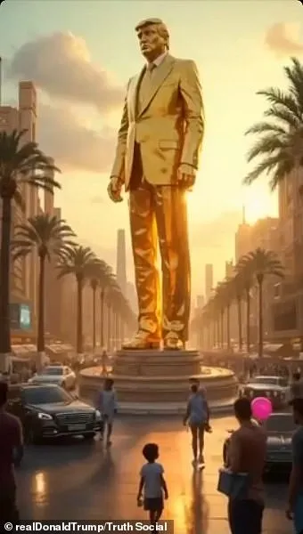 有片|馬照跑舞照跳!AI把加薩變成「中東蔚藍海岸」惹 還有金光閃閃的川普雕像