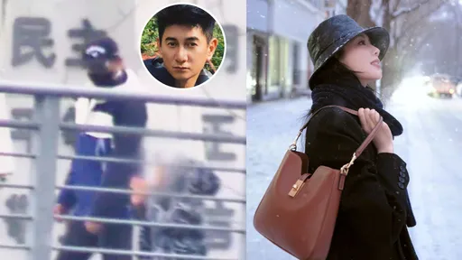 劉詩詩拍戲吳奇隆顧小孩 5歲兒不畏低溫陶醉吃冰