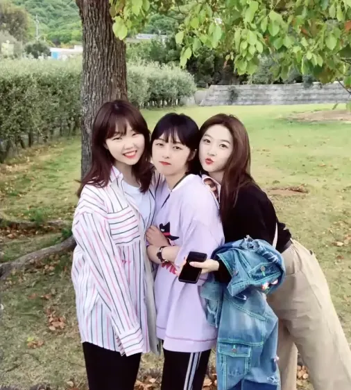 李秀賢（左起）、金寶羅今天也去送閨蜜金賽綸最後一程。翻攝李秀賢YouTube