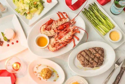 茹絲葵情人節限定菜單!頂級肋眼搭活龍蝦+老饕草飼燒烤羊排