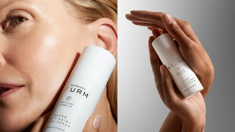 DR.BARBARA STURM極緻抗老修護雙精華，50ml／1萬5000元。品牌提供