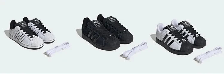 adidas Originals SUPERSTAR II，各3690元。品牌提供