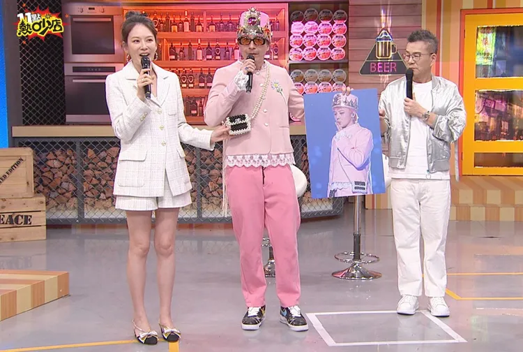 小鐘模仿GD。TVBS提供