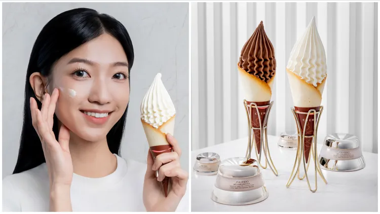 資生堂與日本超人氣冰淇淋CREMIA合作，自即日起至2月28日推出活動。品牌提供