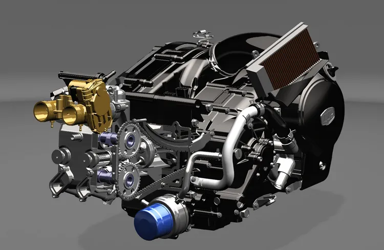 TTLBT搭載508c.c.並列雙缸水冷引擎，可輸出最大馬力45.6P最大扭力5.1kg-m。業者提供