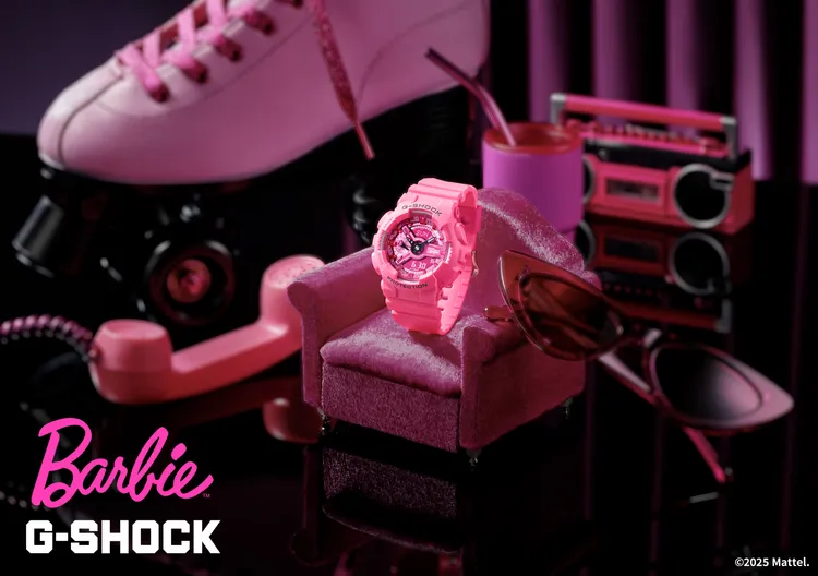 G-SHOCK與Barbie夢幻聯動。品牌提供
