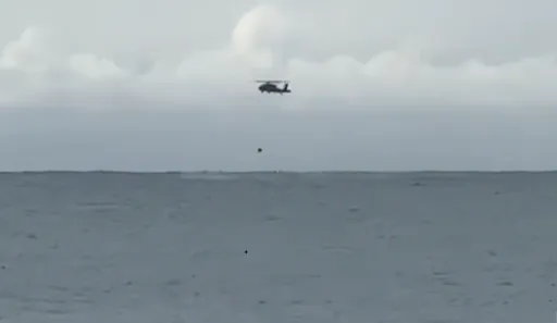 救援畫面曝!勇鷹高教機「不明原因」台東墜海 飛官執行這任務失事