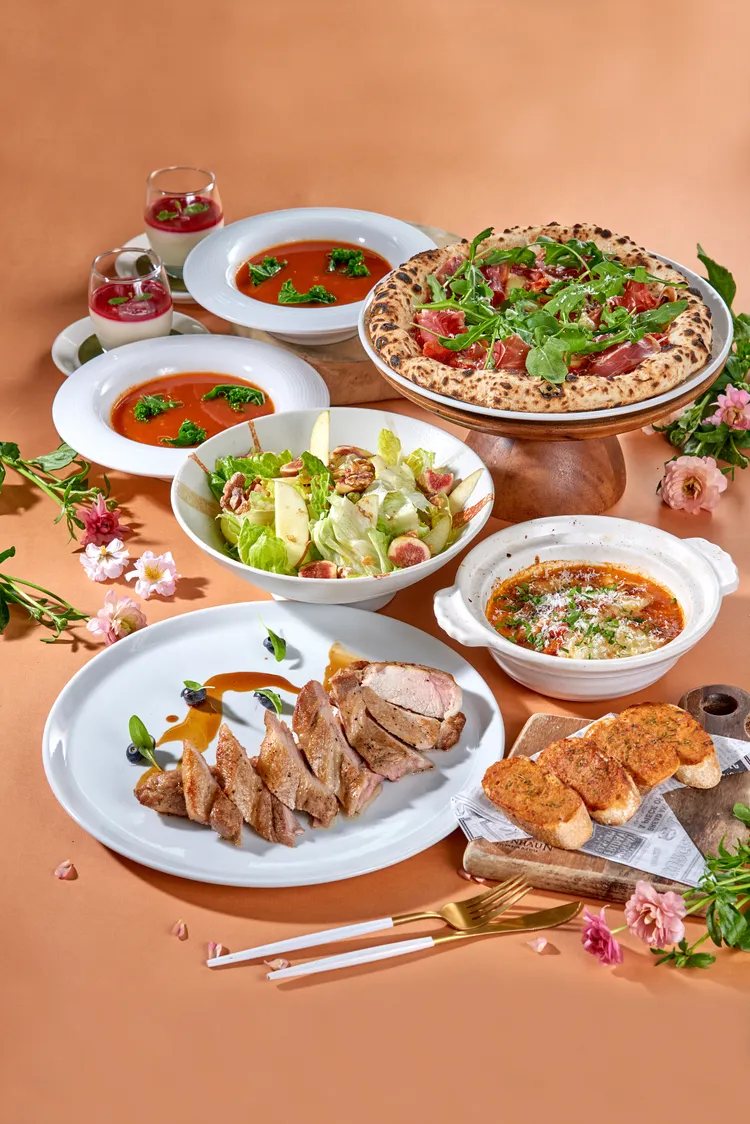 微風廣場Rosmarino 義式情人套餐原價2620元 、優惠價2080元。業者提供