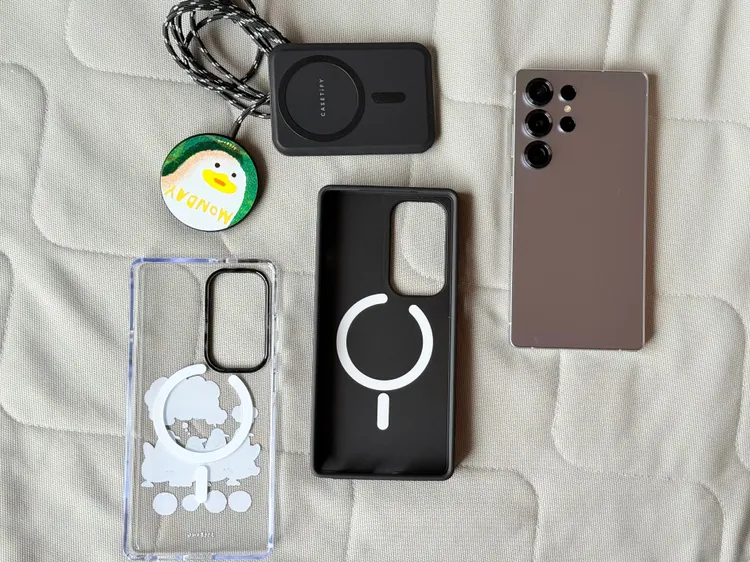 CASETiFY也推出多款支援磁吸充電的配件。趙筱文攝