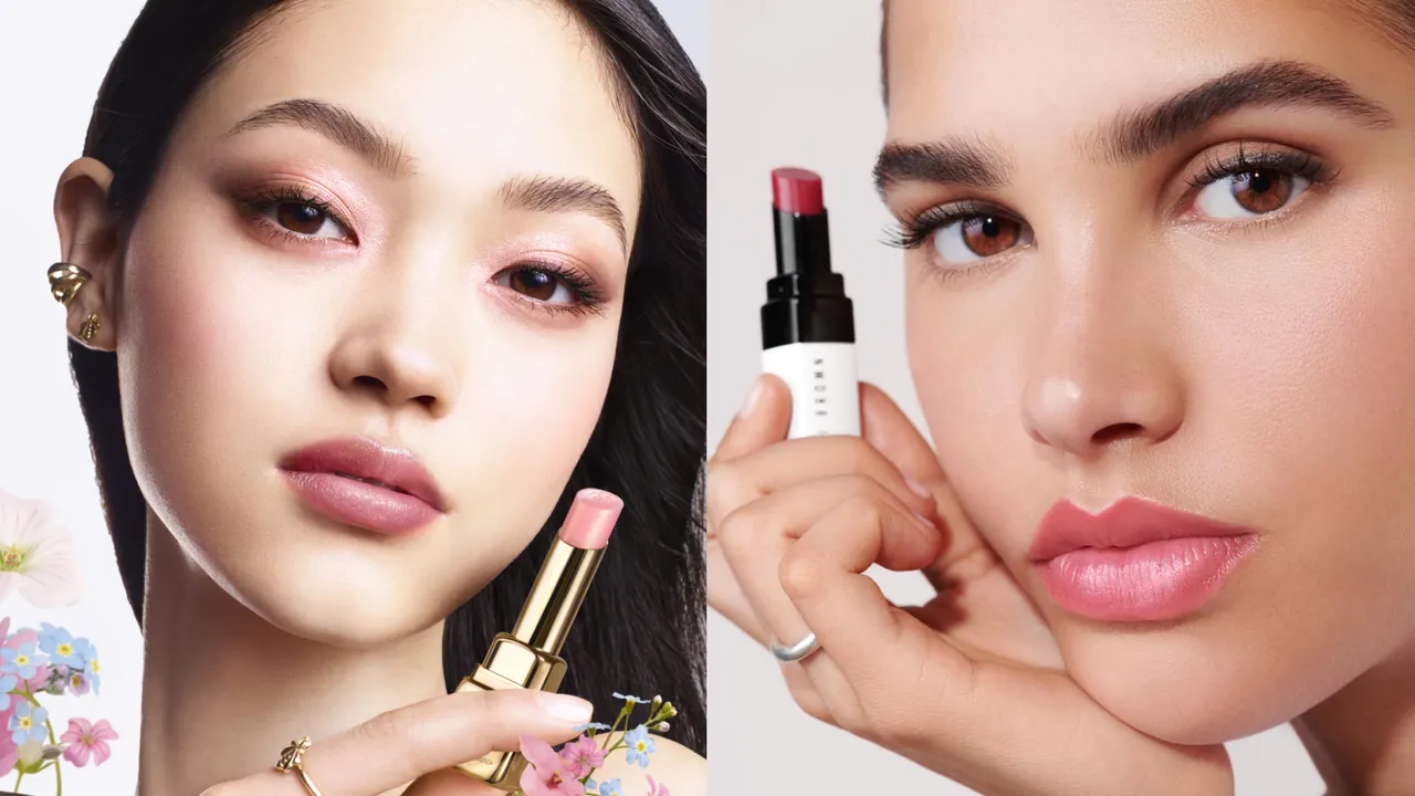 嬌蘭（左圖）、BOBBI BROWN（右圖）帶來的春日唇妝新品。品牌提供