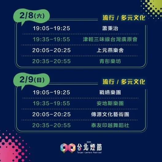 中山堂廣場舞台區每週五、六、日晚間將有精彩表演2。北市觀傳局提供