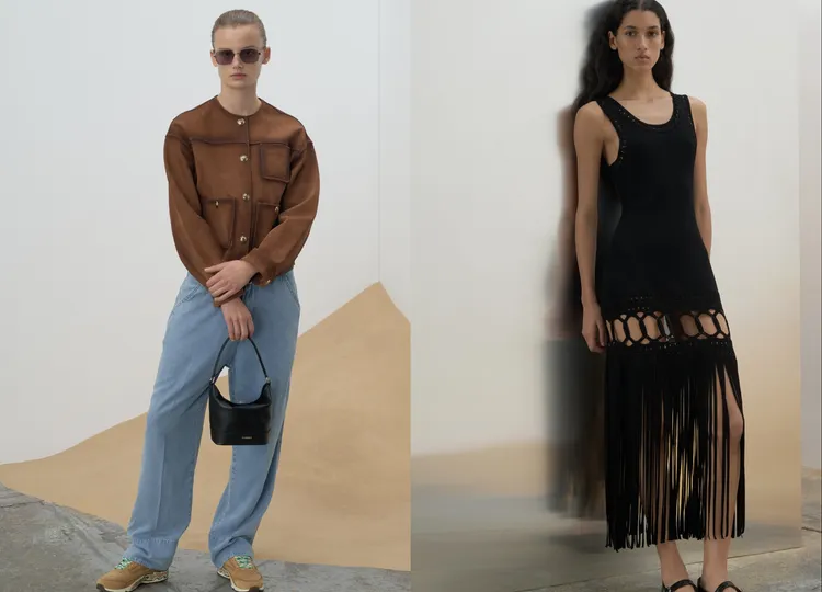 Sandro 2025年春夏女裝系列。品牌提供