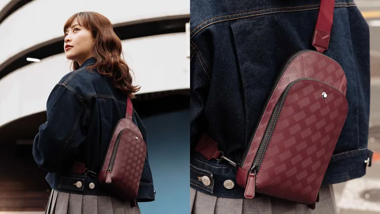 萬寶龍Extreme 3.0系列單肩包，3萬7800元。品牌提供