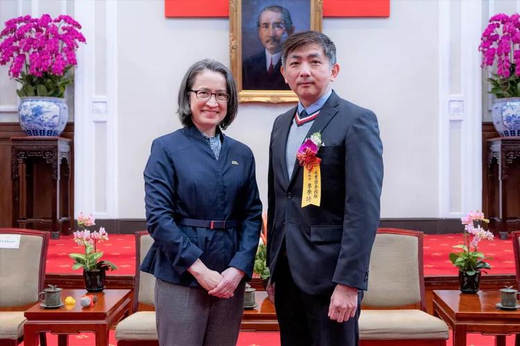 永豐投顧特獲蕭美琴副總統於總統府接見。永豐投顧提供