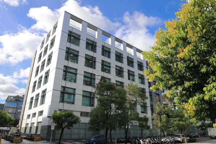 當時的台蘋大樓外觀。攝影中心攝